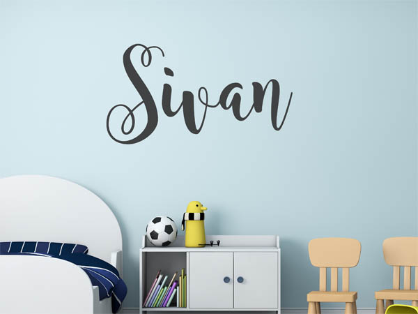 Wandtattoo Sivan in Handschrift