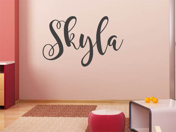 Wandtattoo Skyla in Handschrift