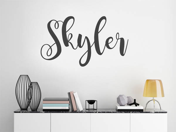 Wandtattoo Skyler in Handschrift