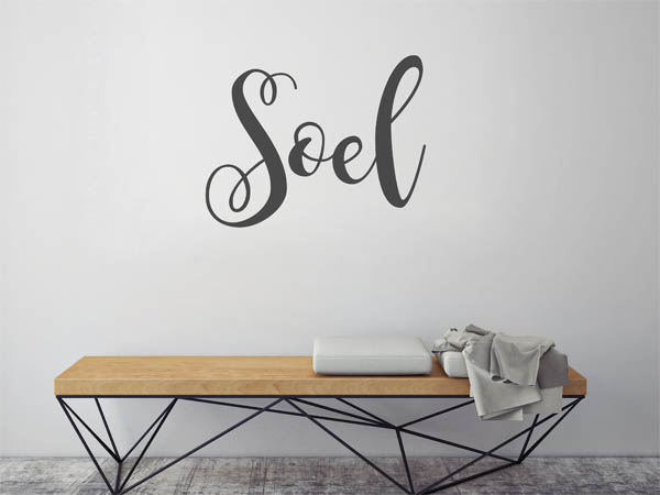 Wandtattoo Soel in Handschrift