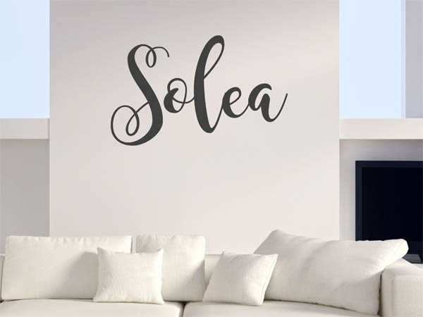 Wandtattoo Solea in Handschrift
