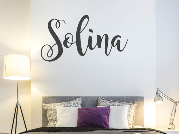 Wandtattoo Solina in Handschrift