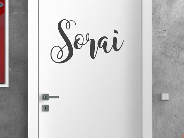 Wandtattoo Sorai in Handschrift