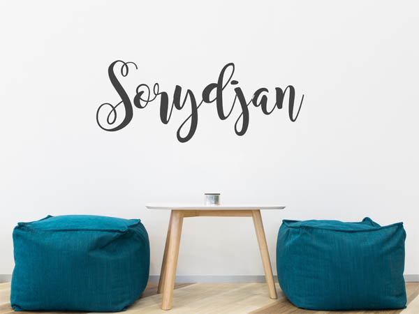Wandtattoo Sorydjan in Handschrift
