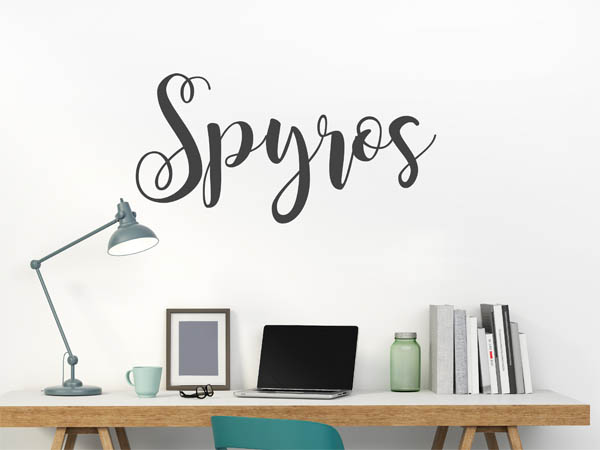 Wandtattoo Spyros in Handschrift