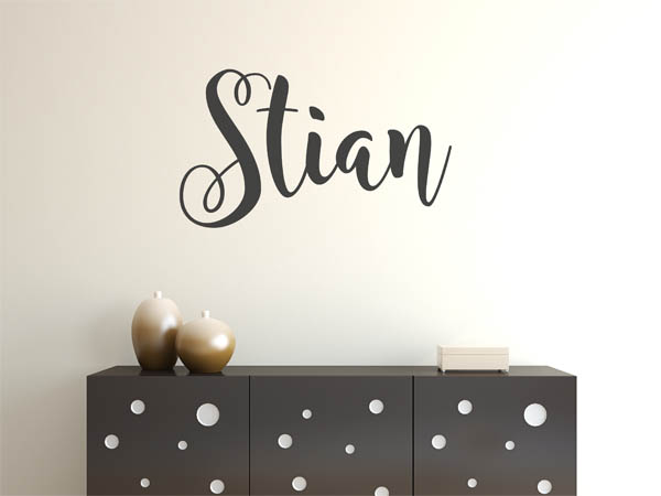 Wandtattoo Stian in Handschrift