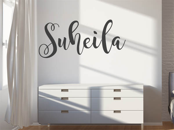 Wandtattoo Suheila in Handschrift