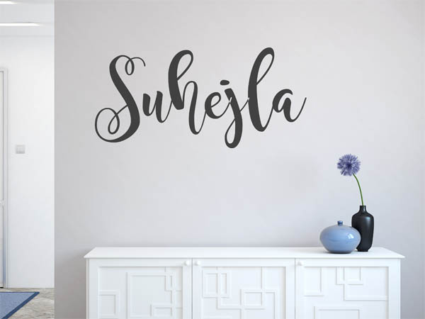 Wandtattoo Suhejla in Handschrift