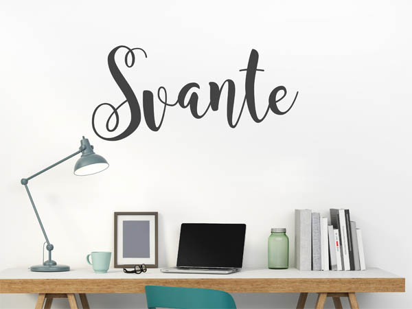 Wandtattoo Svante in Handschrift