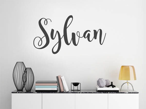 Wandtattoo Sylvan in Handschrift