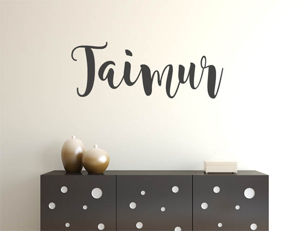 Wandtattoo Taimur in Handschrift