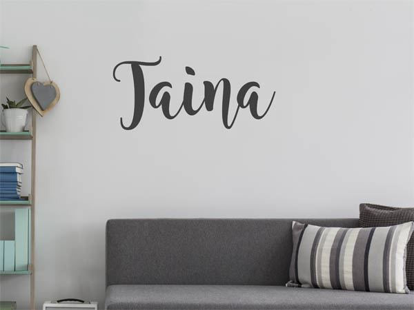 Wandtattoo Taina in Handschrift