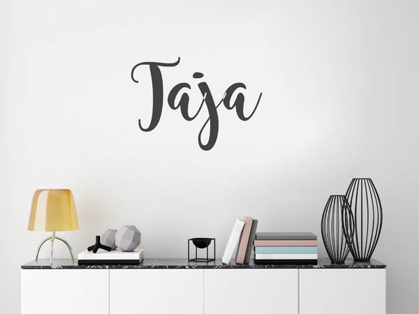 Wandtattoo Taja in Handschrift