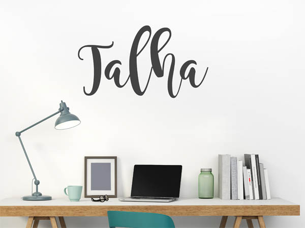Wandtattoo Talha in Handschrift