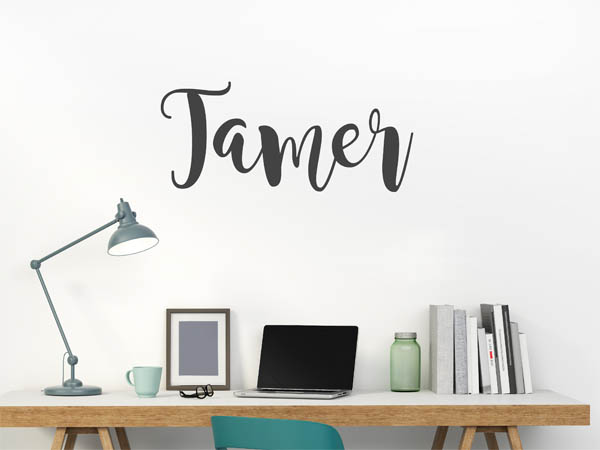 Wandtattoo Tamer in Handschrift
