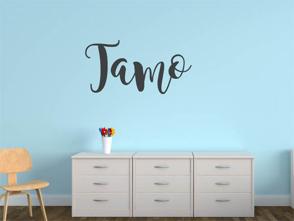 Wandtattoo Tamo in Handschrift