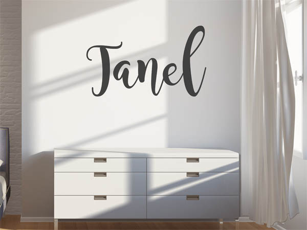 Wandtattoo Tanel in Handschrift