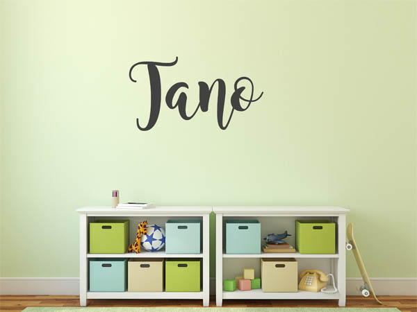 Wandtattoo Tano in Handschrift