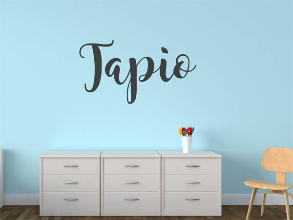Wandtattoo Tapio in Handschrift