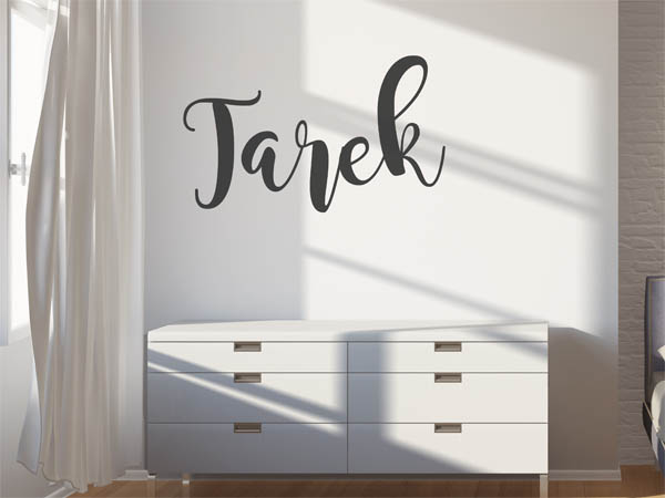 Wandtattoo Tarek in Handschrift