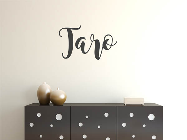 Wandtattoo Taro in Handschrift