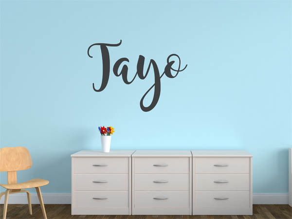 Wandtattoo Tayo in Handschrift