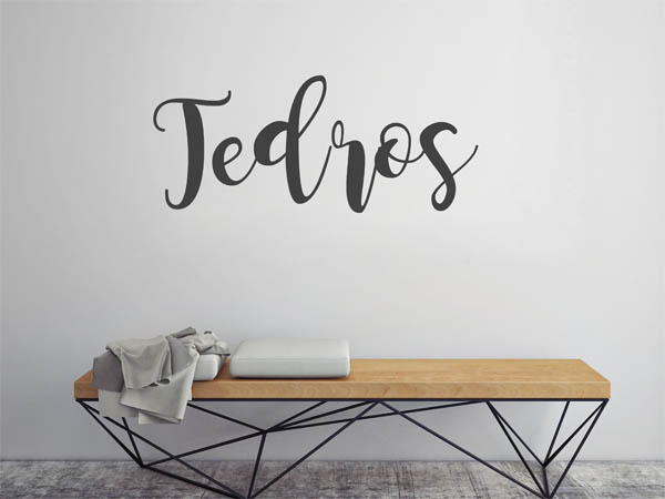 Wandtattoo Tedros in Handschrift