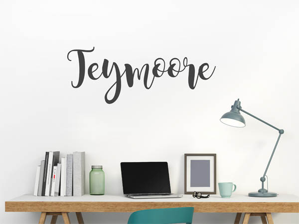 Wandtattoo Teymoore in Handschrift