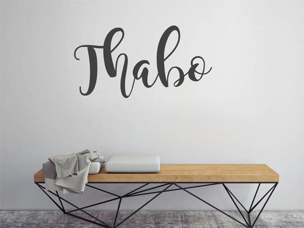 Wandtattoo Thabo in Handschrift