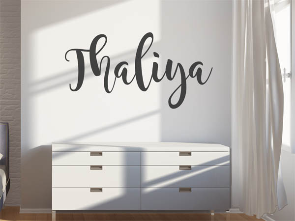 Wandtattoo Thaliya in Handschrift