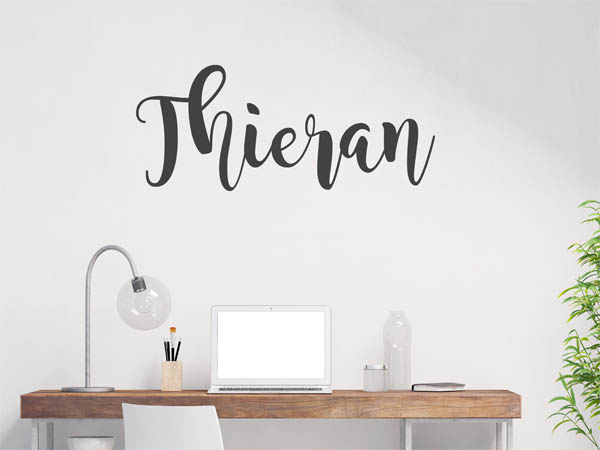 Wandtattoo Thieran in Handschrift