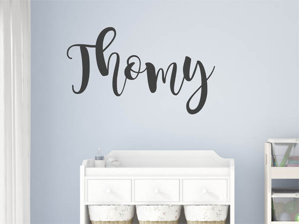Wandtattoo Thomy in Handschrift