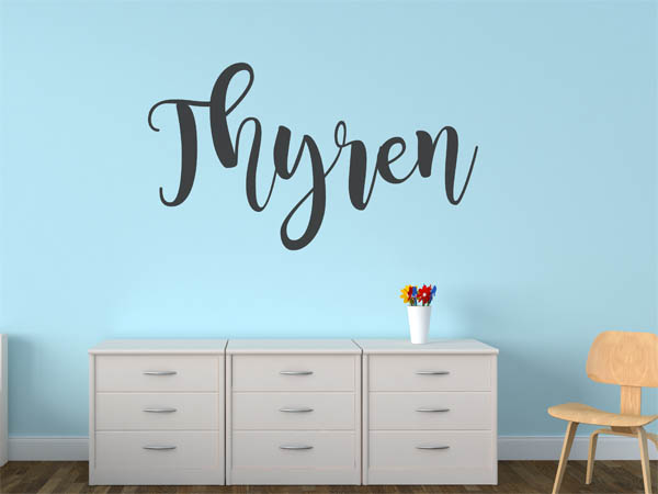 Wandtattoo Thyren in Handschrift