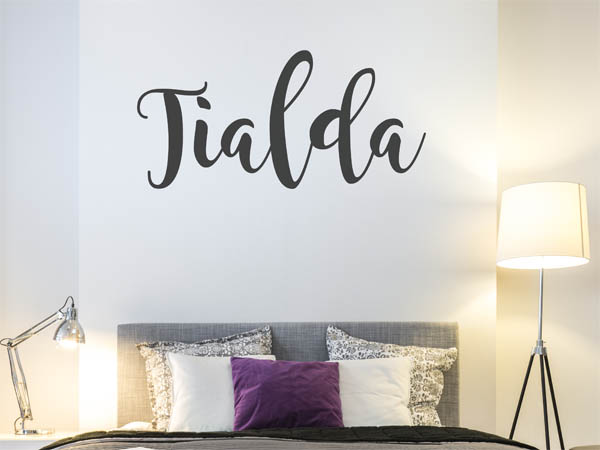 Wandtattoo Tialda in Handschrift