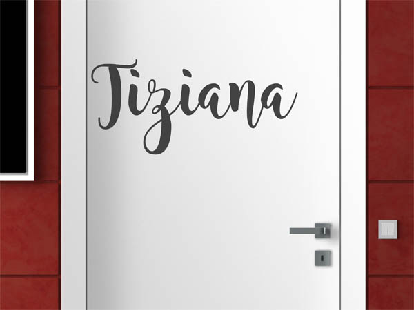 Wandtattoo Tiziana in Handschrift