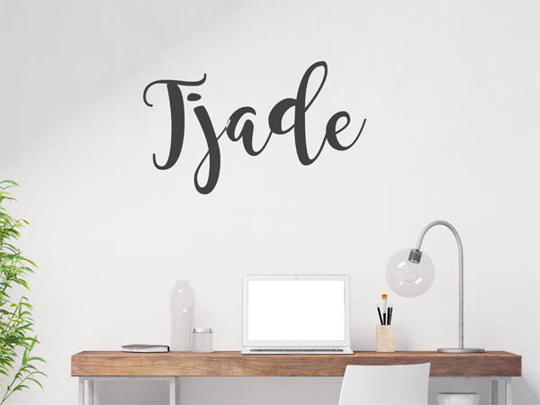 Wandtattoo Tjade in Handschrift