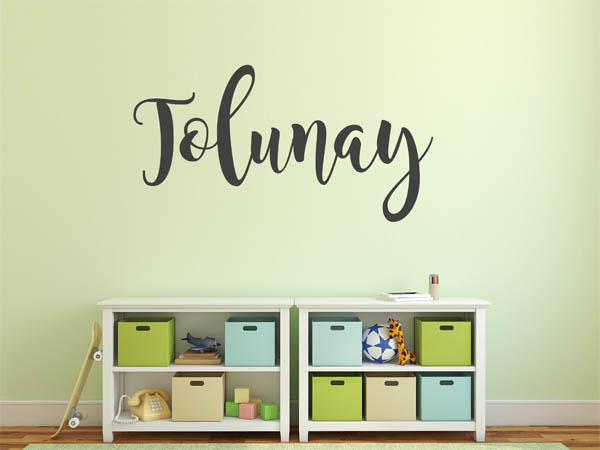 Wandtattoo Tolunay in Handschrift