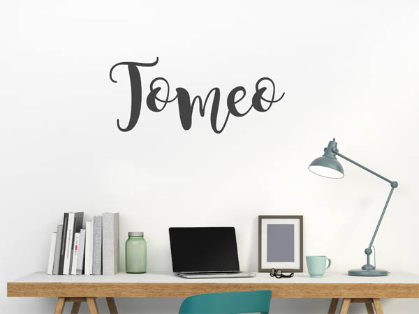 Wandtattoo Tomeo in Handschrift