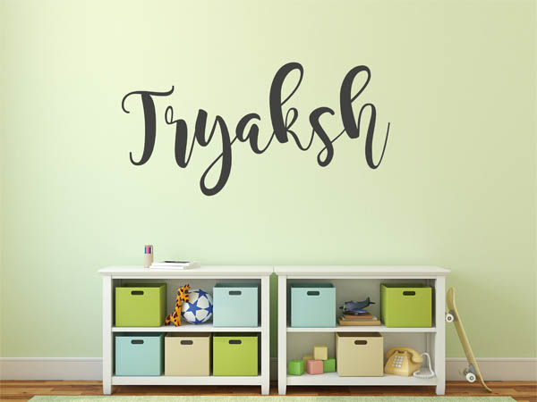 Wandtattoo Tryaksh in Handschrift