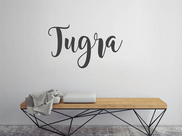 Wandtattoo Tugra in Handschrift