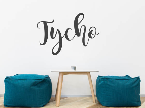 Wandtattoo Tycho in Handschrift