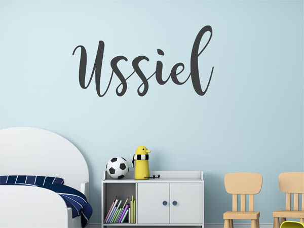 Wandtattoo Ussiel in Handschrift