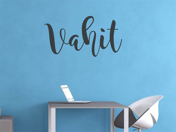 Wandtattoo Vahit in Handschrift