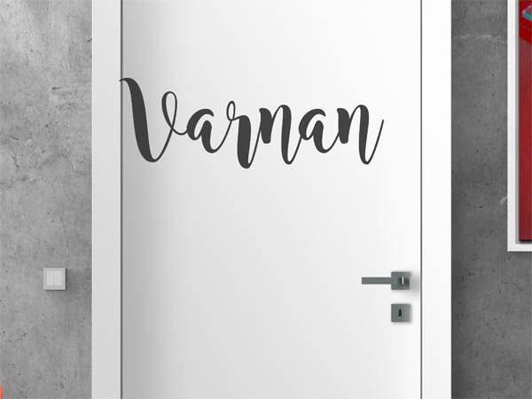 Wandtattoo Varnan in Handschrift