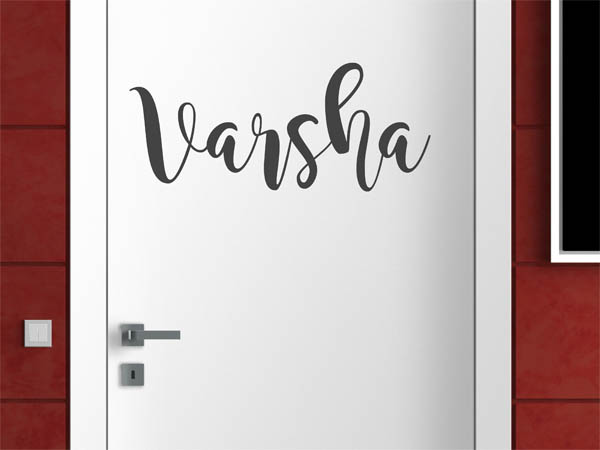 Wandtattoo Varsha in Handschrift