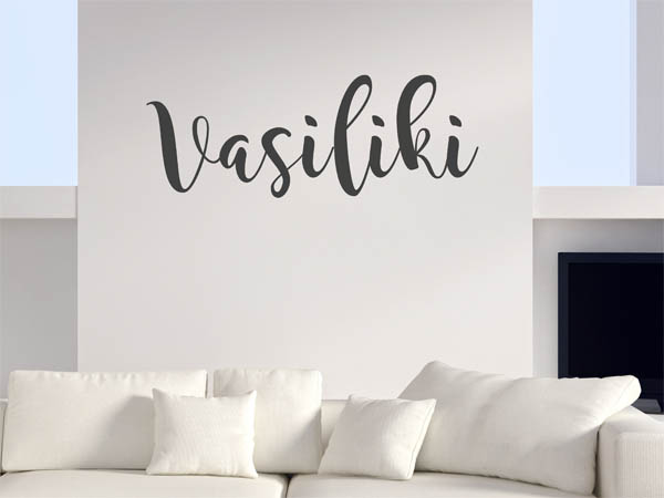 Wandtattoo Vasiliki in Handschrift