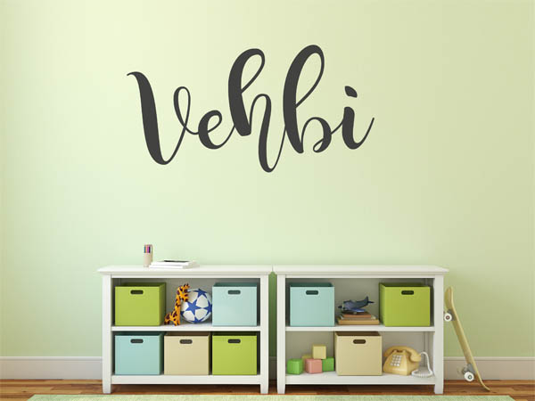 Wandtattoo Vehbi in Handschrift
