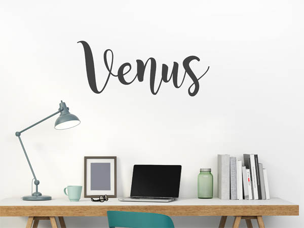 Wandtattoo Venus in Handschrift