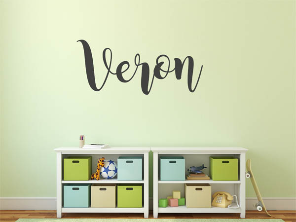 Wandtattoo Veron in Handschrift