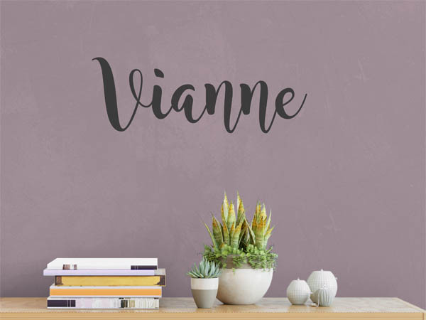 Wandtattoo Vianne in Handschrift